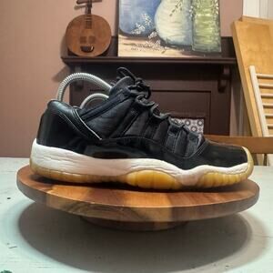 Nike Air Jordan 11 Retro Low Kids Size 6.5 Black Sneaker Shoes 580521-013